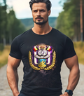 T-shirt ANDERLECHT noir à demi-teintes