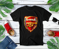 T-shirt noir à demi-teintes ARSENAL