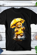 Zwarte T-Shirt  Halftone Beer 002