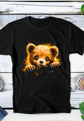 Zwarte T-Shirt  Halftone Beer 003