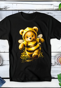 Zwarte T-Shirt  Halftone Beer 005