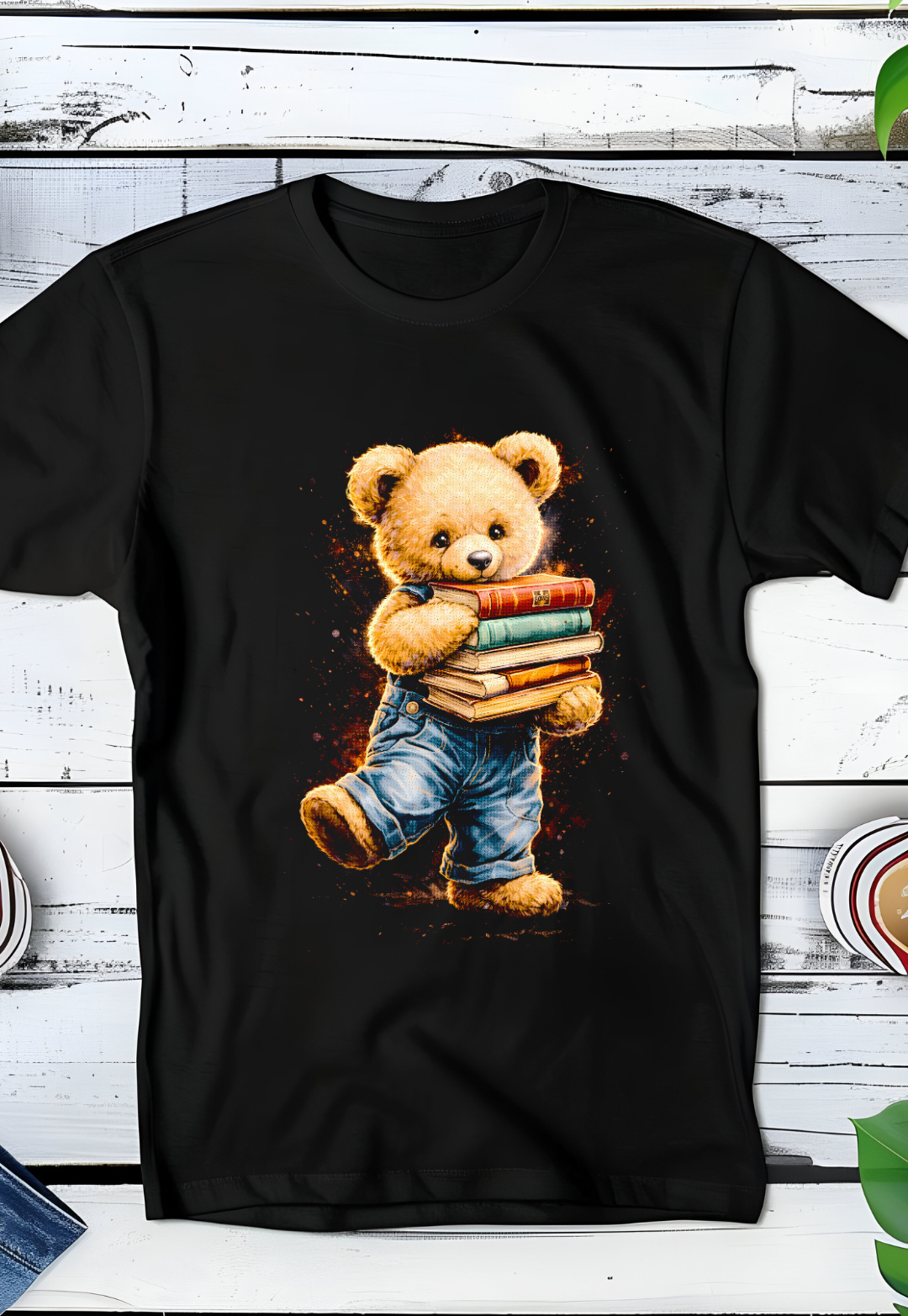 Zwarte T-Shirt  Halftone Beer 008