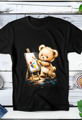 Zwarte T-Shirt  Halftone Beer 009