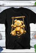 Zwarte T-Shirt  Halftone Beer 012