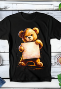 Zwarte T-Shirt  Halftone Beer 014