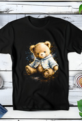 Zwarte T-Shirt  Halftone Beer 015