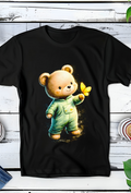 Zwarte T-Shirt  Halftone Beer 019