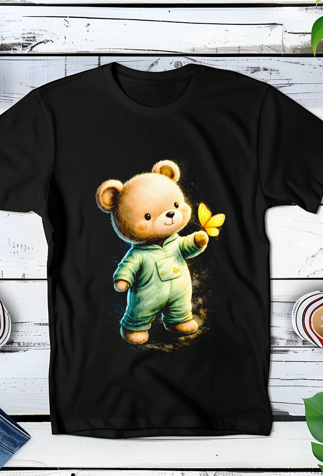 Zwarte T-Shirt  Halftone Beer 019