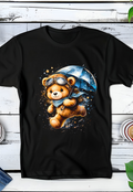 Zwarte T-Shirt  Halftone Beer 024