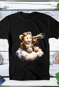 Zwarte T-Shirt  Halftone Beer 025
