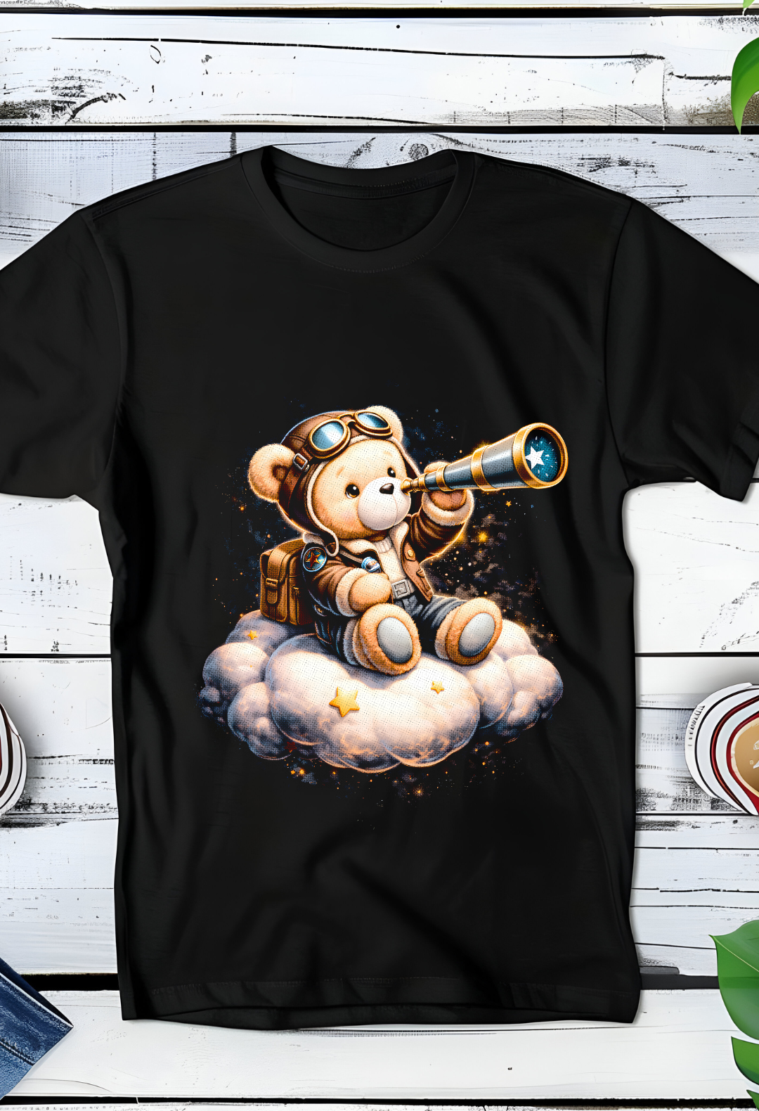 Zwarte T-Shirt  Halftone Beer 025