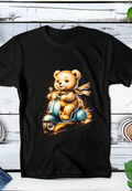 Zwarte T-Shirt  Halftone Beer 026