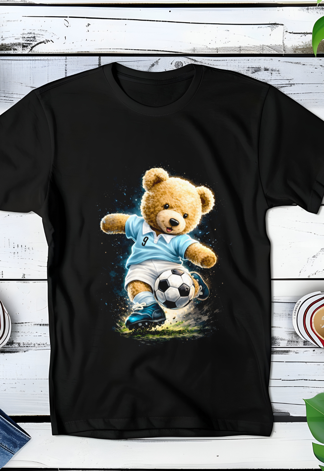 Zwarte T-Shirt  Halftone Beer 027
