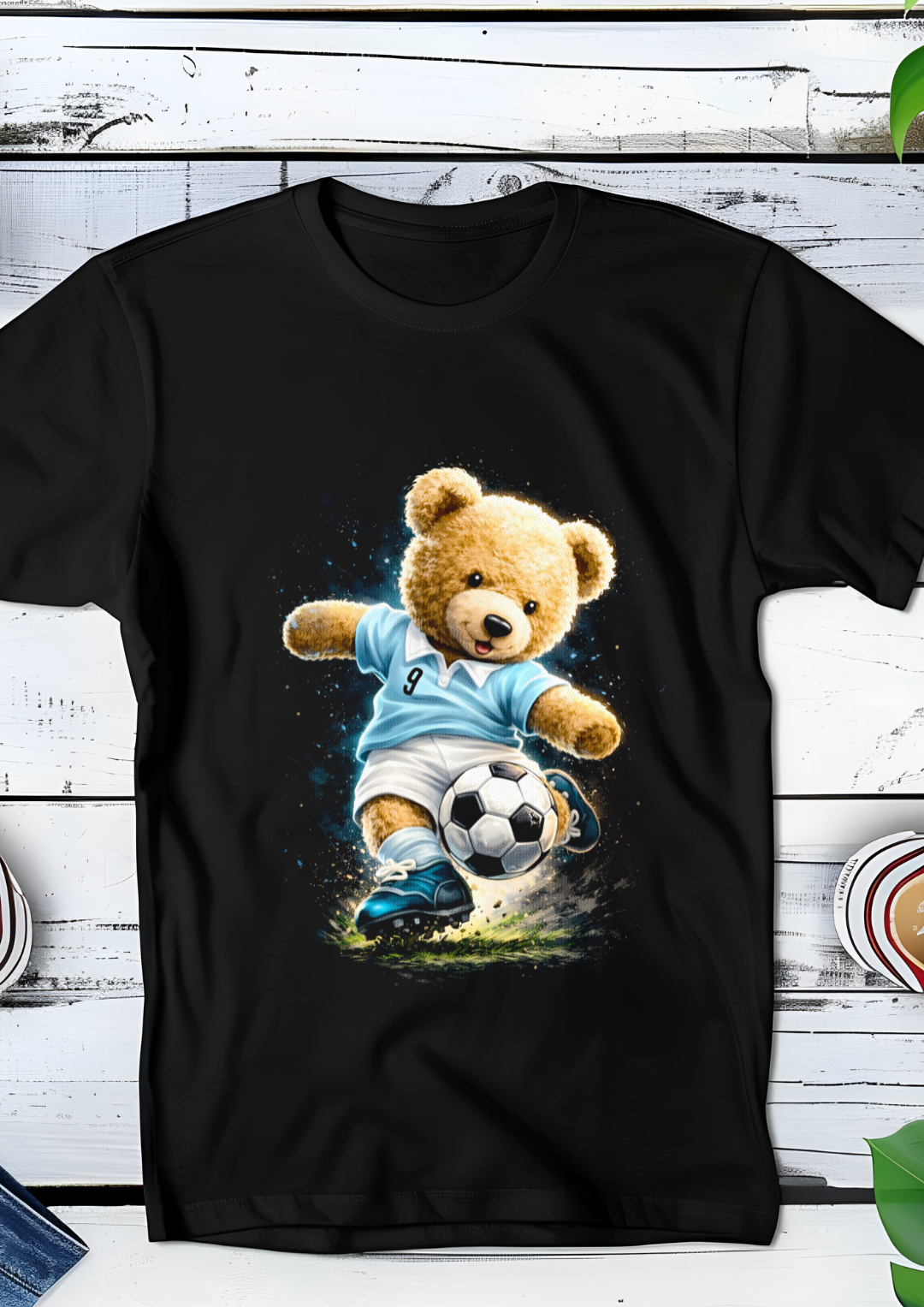 Zwarte T-Shirt  Halftone Beer 028