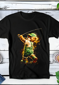 Zwarte T-Shirt  Halftone Beer 029
