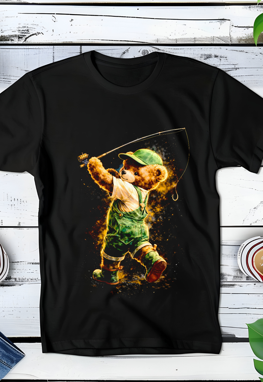 Zwarte T-Shirt  Halftone Beer 029
