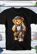 Zwarte T-Shirt  Halftone Beer 030