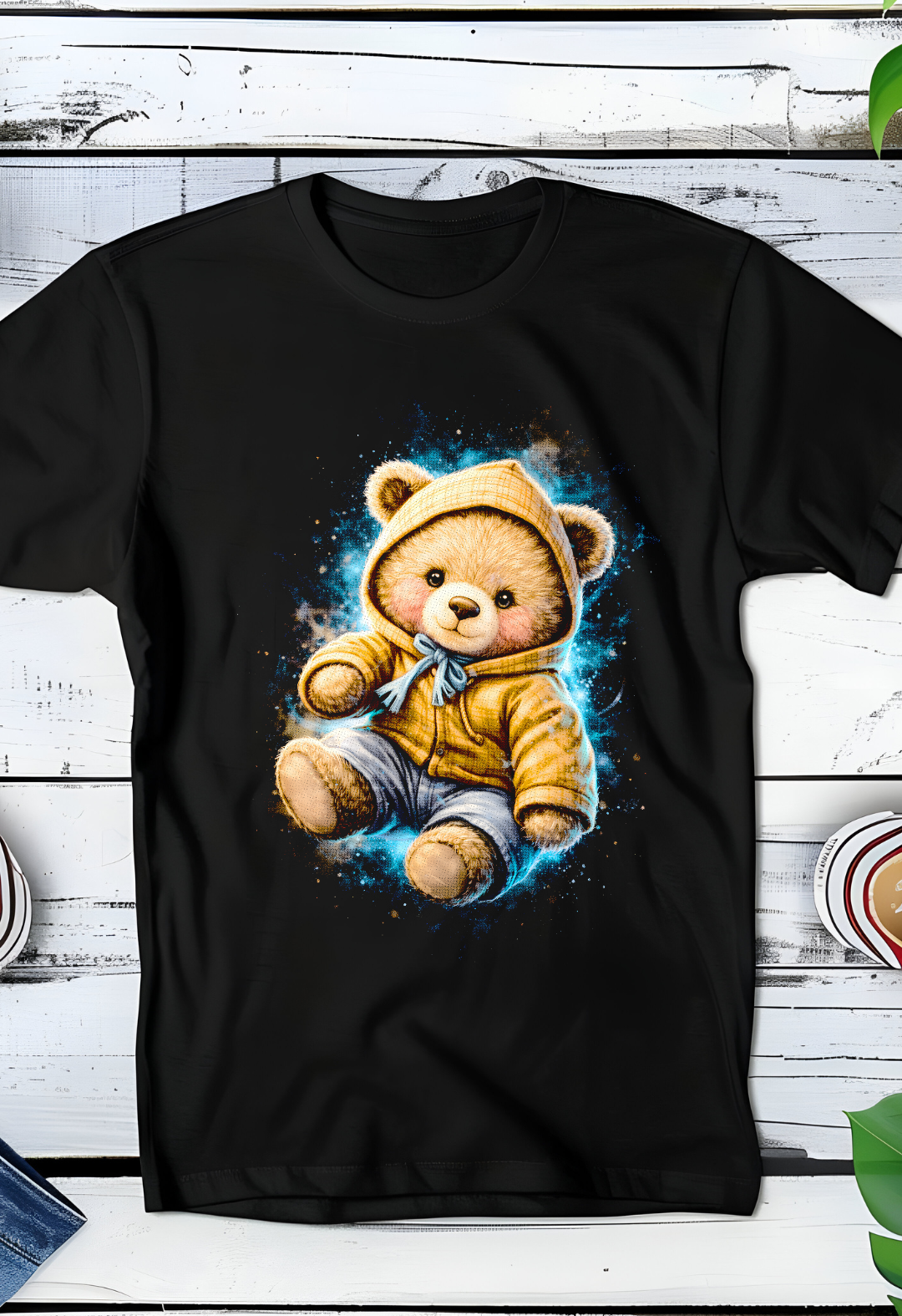 Zwarte T-Shirt  Halftone Beer 031
