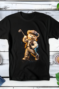 Zwarte T-Shirt  Halftone Beer 033