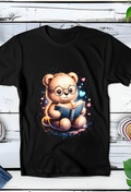 Zwarte T-Shirt  Halftone Beer 034