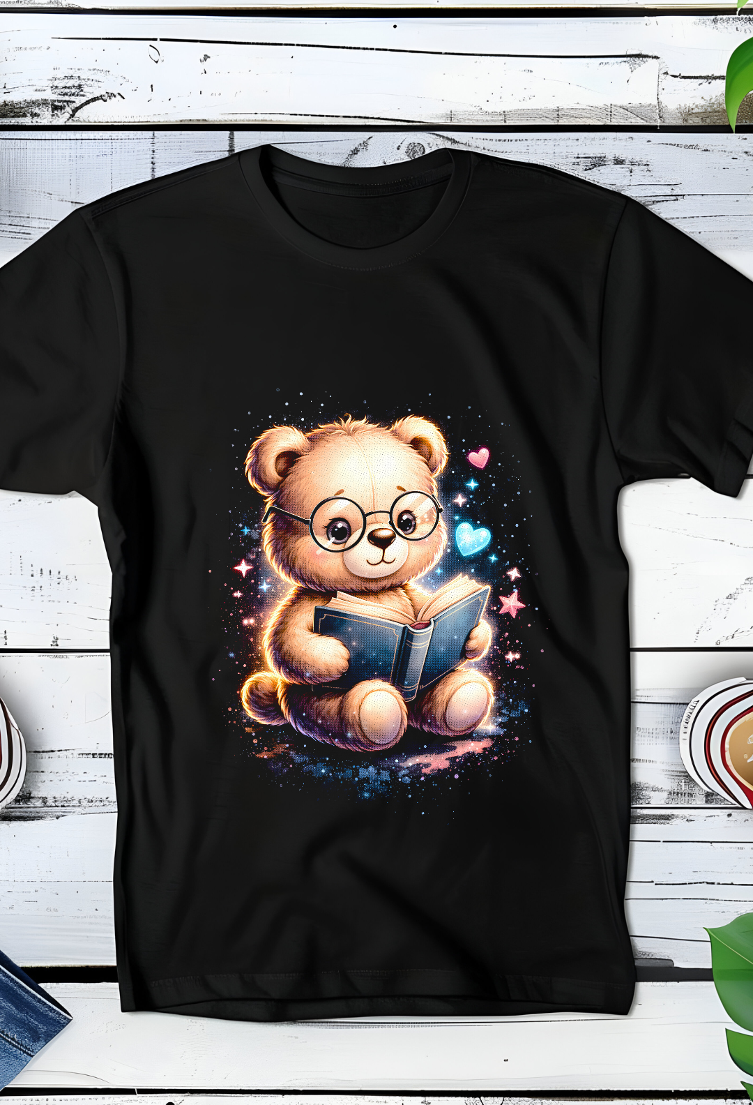 Zwarte T-Shirt  Halftone Beer 034
