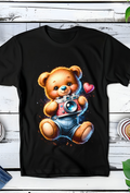 Zwarte T-Shirt  Halftone Beer 036