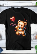 Zwarte T-Shirt  Halftone Beer 038