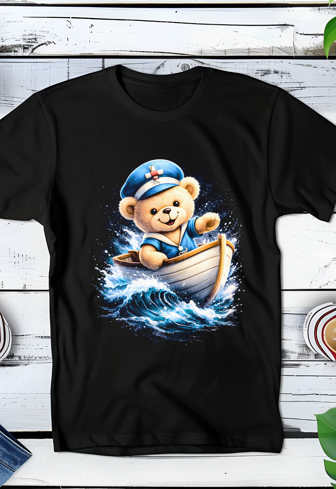 Zwarte T-Shirt  Halftone Beer 040