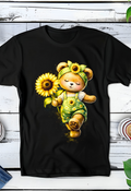 Zwarte T-Shirt  Halftone Beer 041