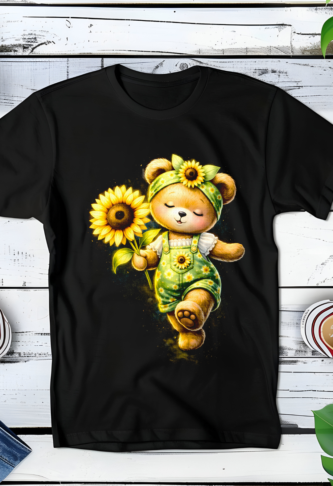 Zwarte T-Shirt  Halftone Beer 041