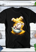 Zwarte T-Shirt  Halftone Beer 042
