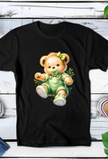 Zwarte T-Shirt  Halftone Beer 043