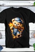 Zwarte T-Shirt  Halftone Beer 045