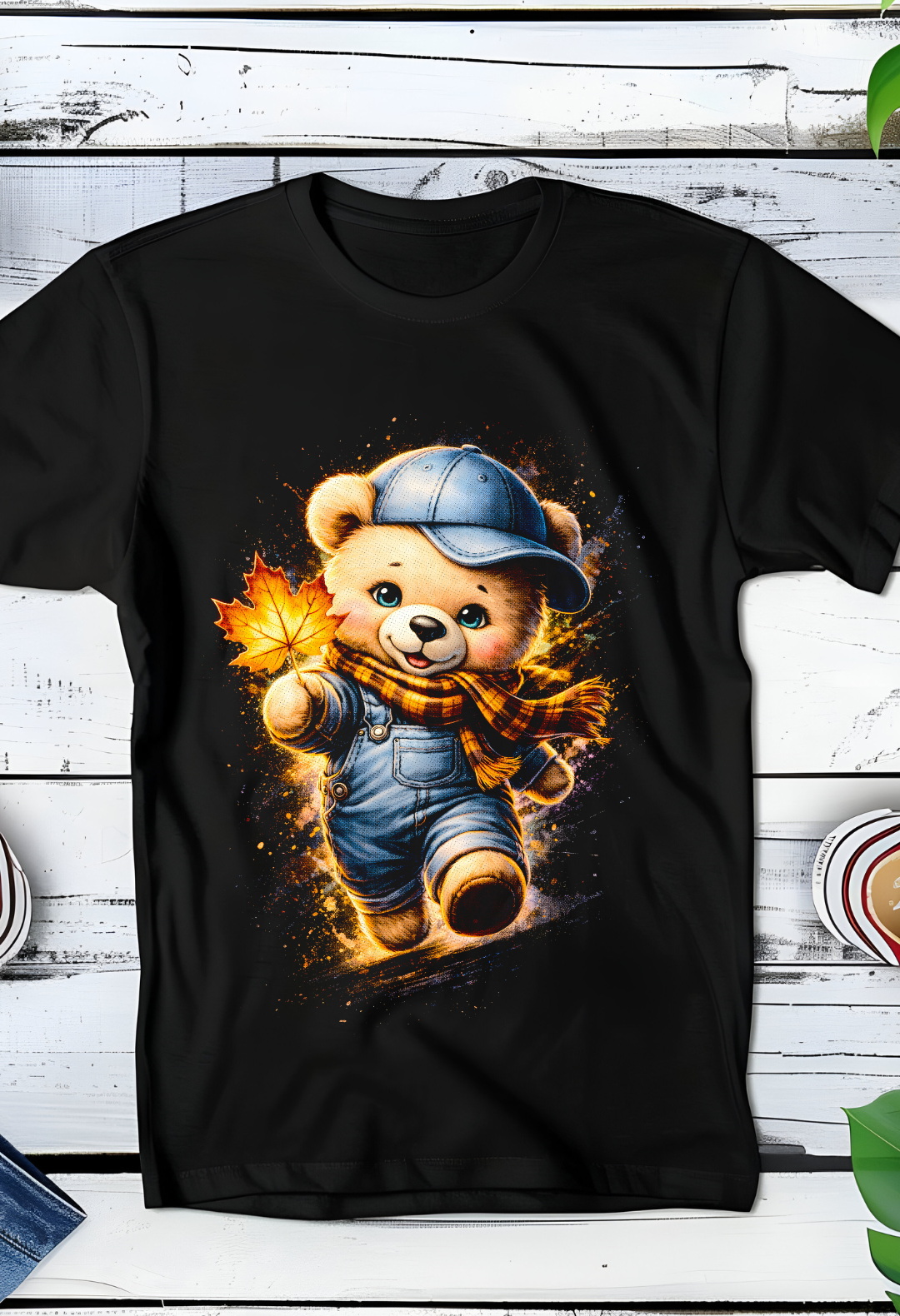 Zwarte T-Shirt  Halftone Beer 045