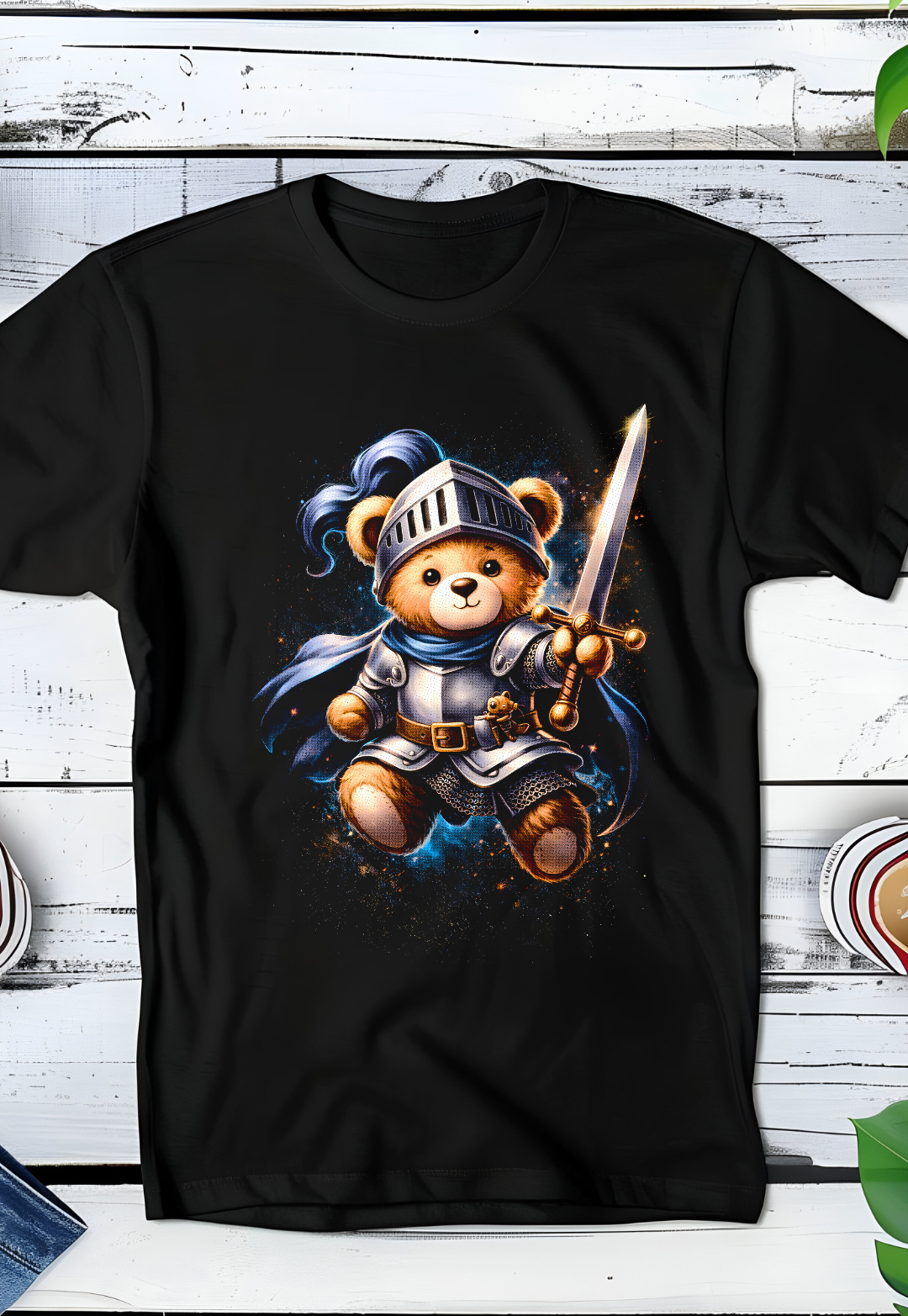 Zwarte T-Shirt  Halftone Beer 046