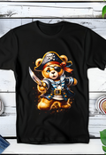 Zwarte T-Shirt  Halftone Beer 047