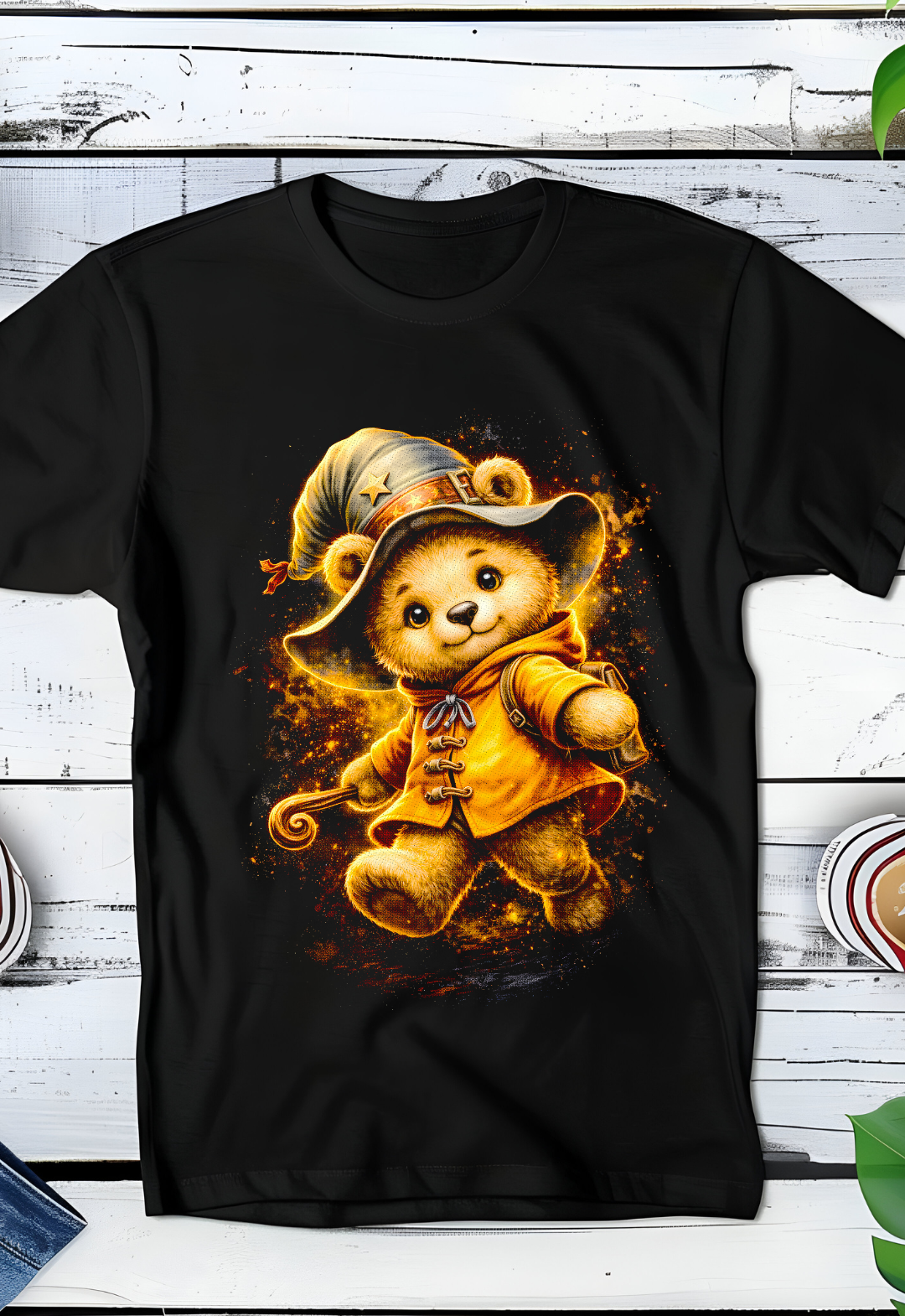 Zwarte T-Shirt  Halftone Beer 048