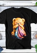 Zwarte T-Shirt  Halftone Beer 050