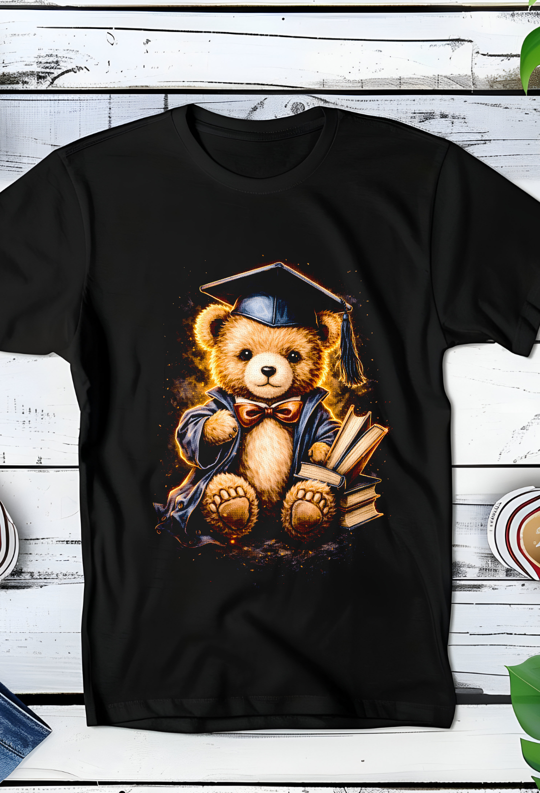 Zwarte T-Shirt  Halftone Beer 052