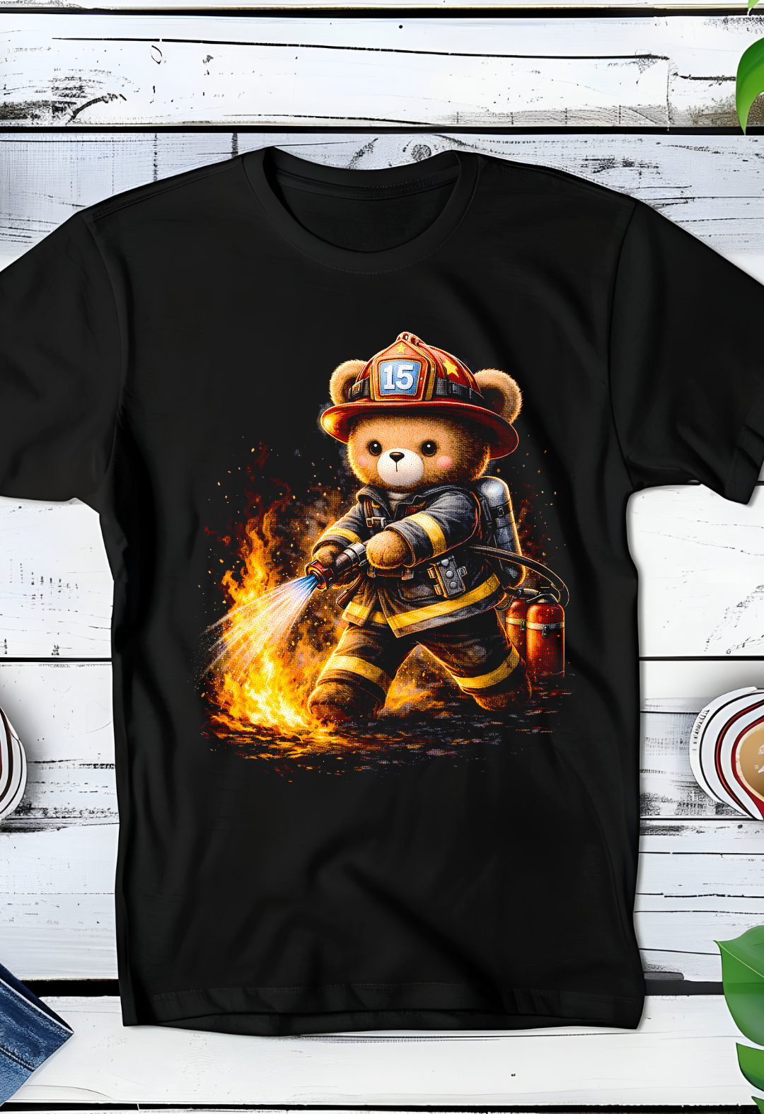 Zwarte T-Shirt  Halftone Beer 053