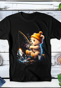 Zwarte T-Shirt  Halftone Beer 054