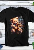 Zwarte T-Shirt  Halftone Beer 056
