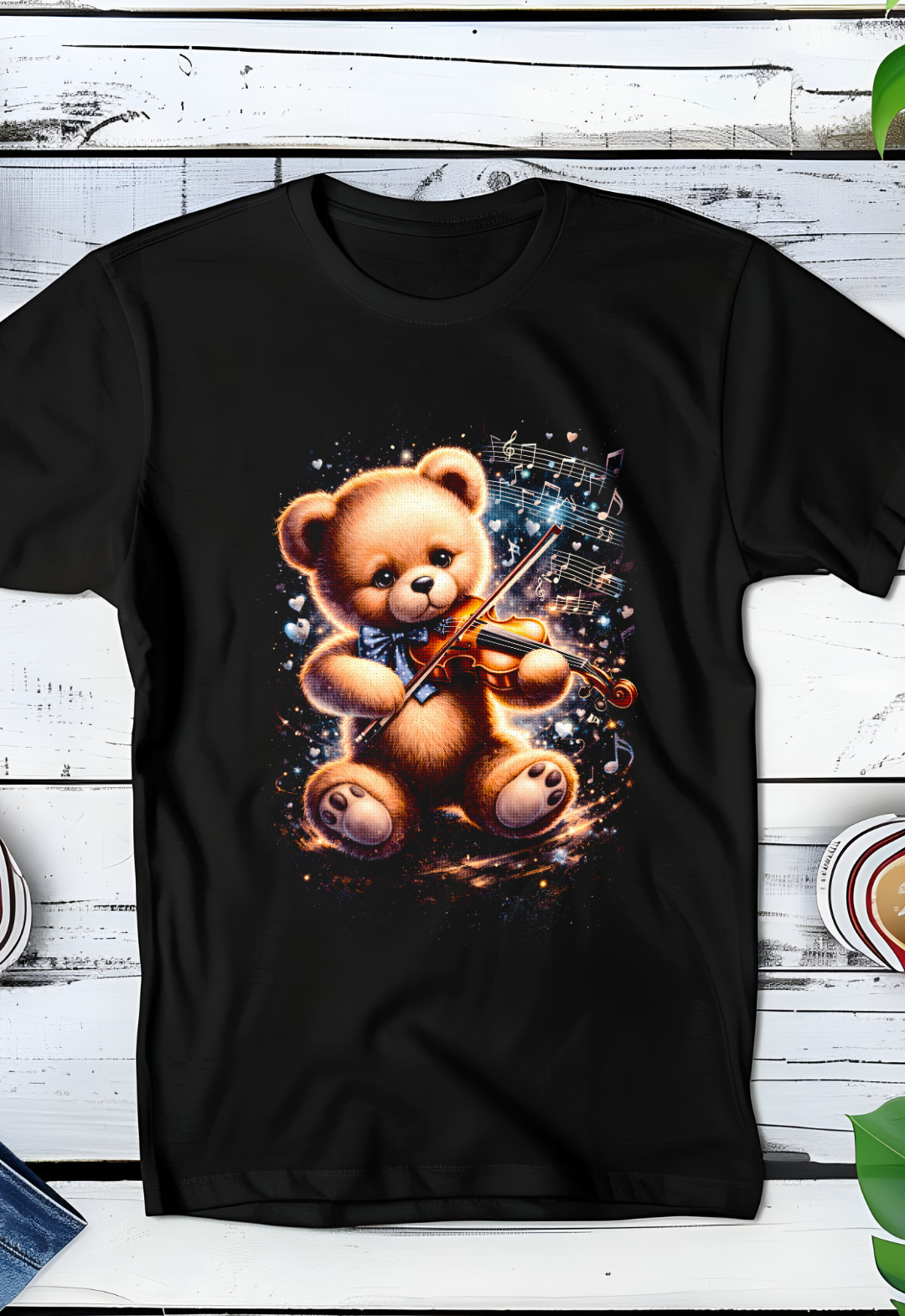 Zwarte T-Shirt  Halftone Beer 056