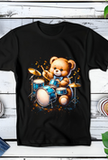 Zwarte T-Shirt  Halftone Beer 057