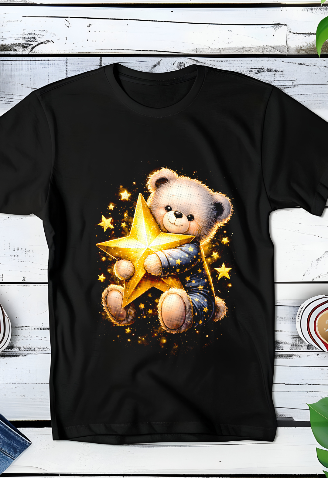 Zwarte T-Shirt  Halftone Beer 058