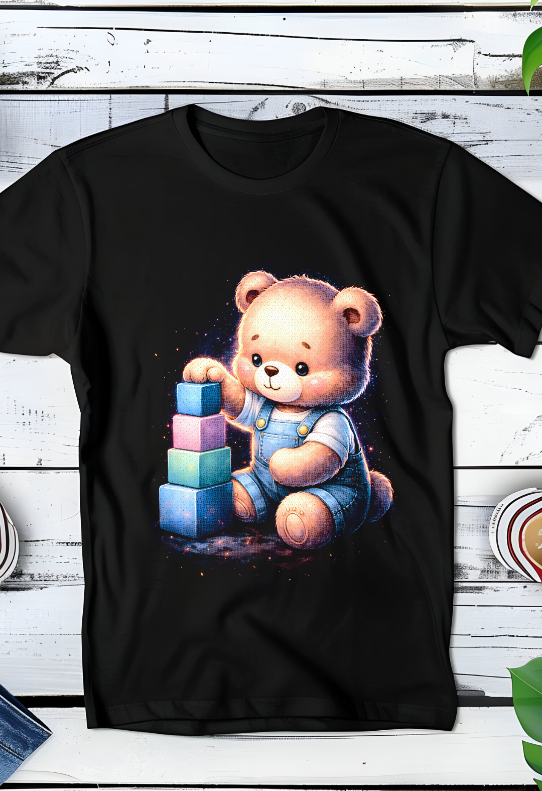 Zwarte T-Shirt  Halftone Beer 060
