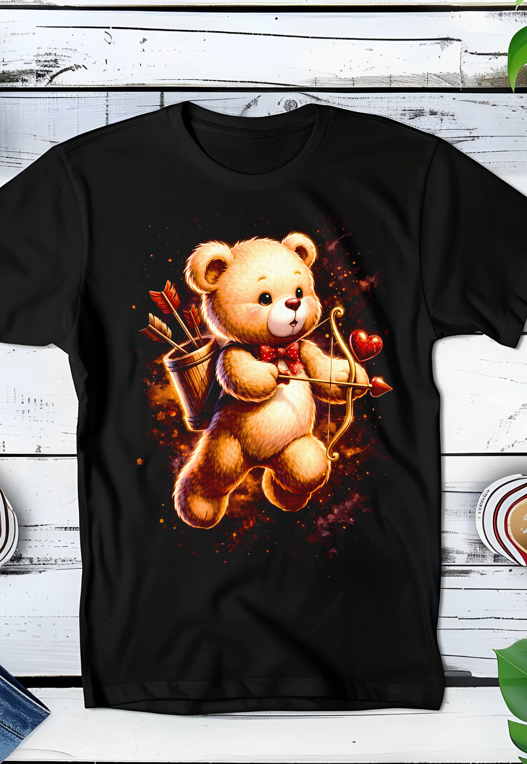 Zwarte T-Shirt  Halftone Beer 065
