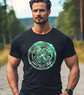 T-shirt noir à demi-teintes CELTIQUE