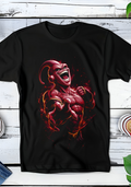 Zwart t-shirt met Halftone Dragon Ball print nummer 003