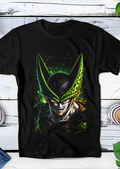 Zwart t-shirt met Halftone Dragon Ball print nummer 004